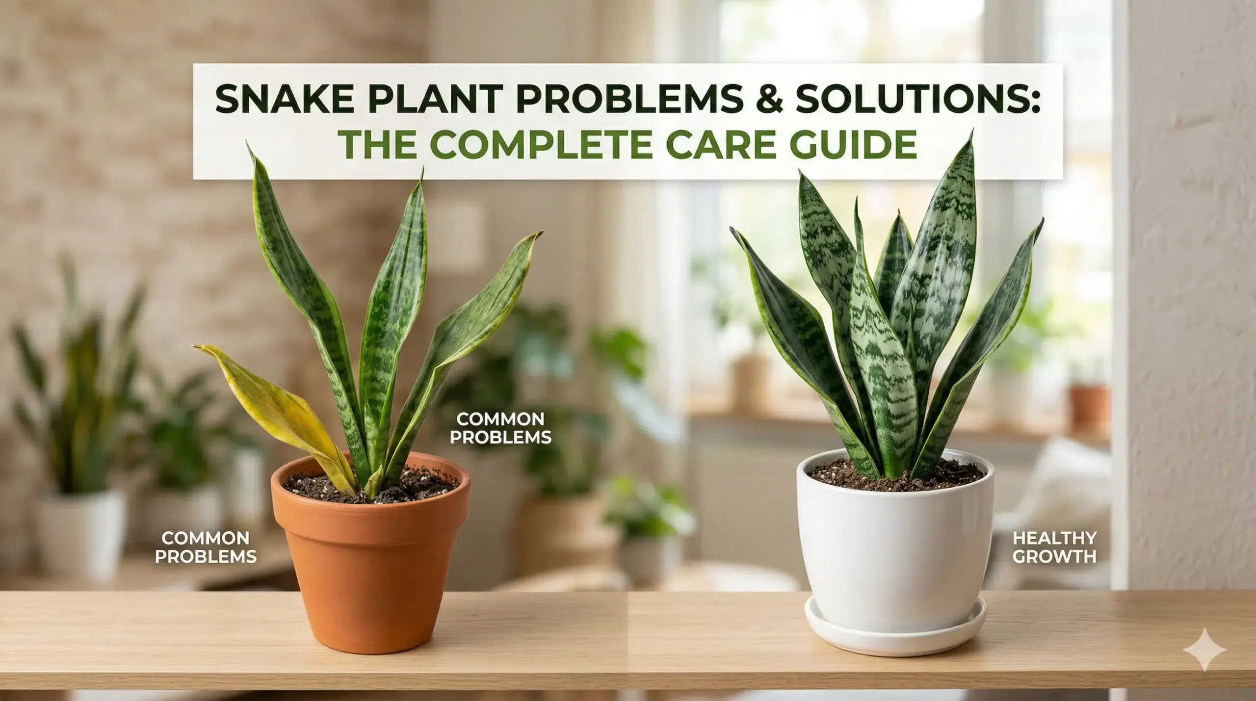 Snake Plant Problems & Solutions: 20 Common Issues Fixed