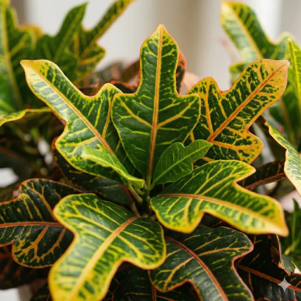 croton Duckfoot Plant