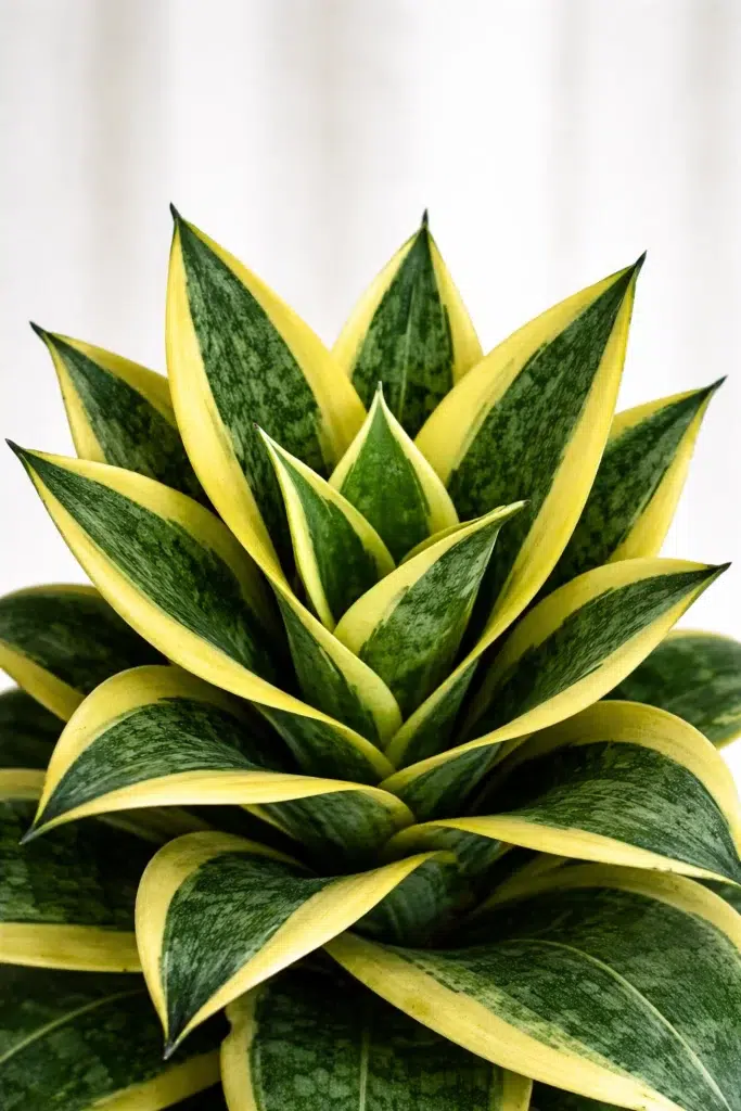 Golden Hahnii Snake plant