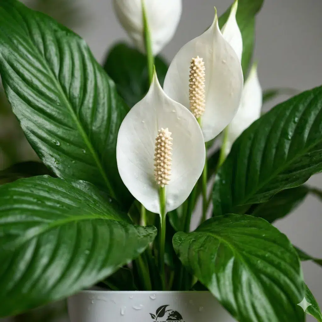 Peace Lily plant with Flower