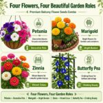 Surekha Agro Premium Balcony Flower Seeds Combo - Image 3
