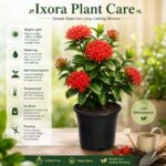 Surekha Agro Red Ixora Live Plant with 4 Inch Pot - Image 8