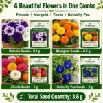 Surekha Agro Premium Balcony Flower Seeds Combo - Image 2